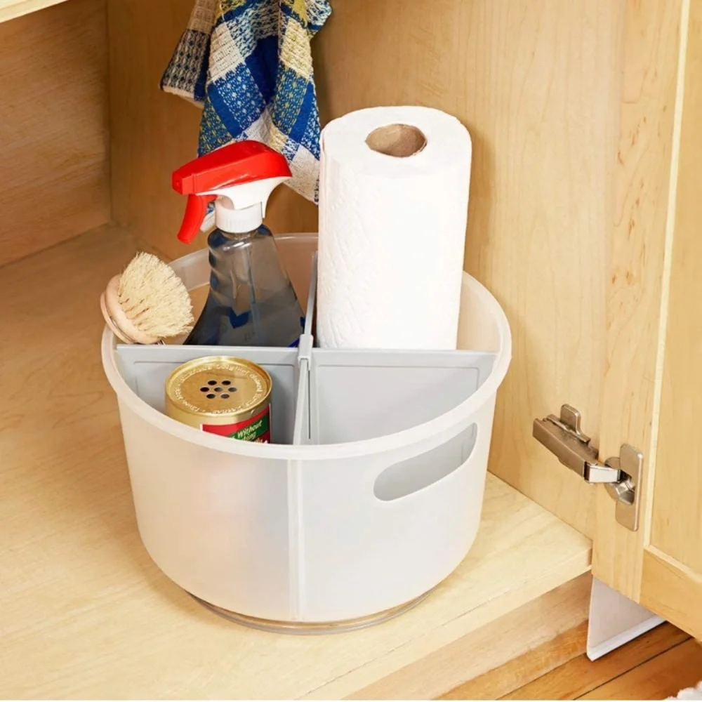 Divided Tote Frost/Gray - Madesmart